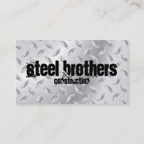Steel Business Card Template