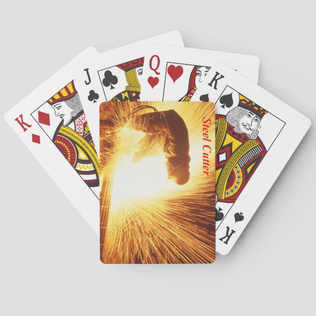 Steel Cutter Poker Cards (Back)