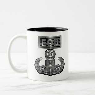 Steel Design Master Explosive Ordnance disposal Two-Tone Coffee Mug