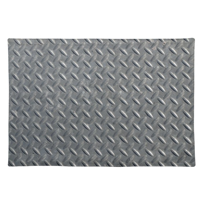 Steel Diamond Plate Background Placemat