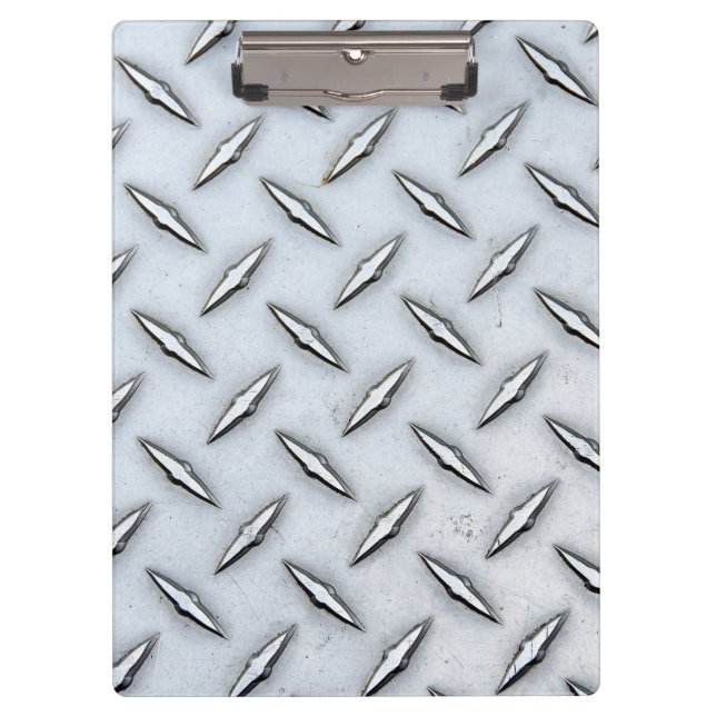 Steel Diamond Plate Clipboard (Front)