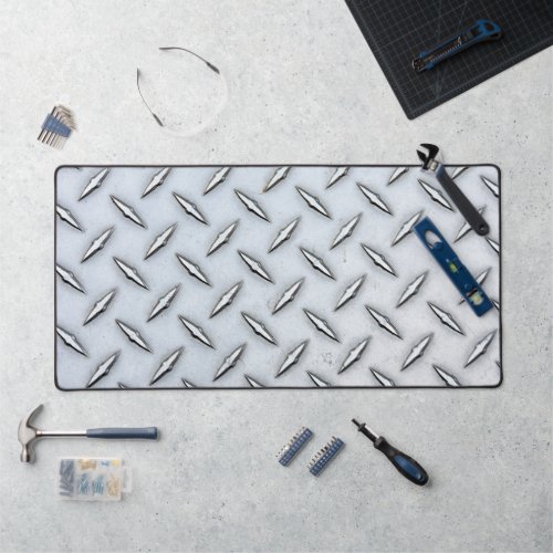 Steel Diamond Plate Desk Mat