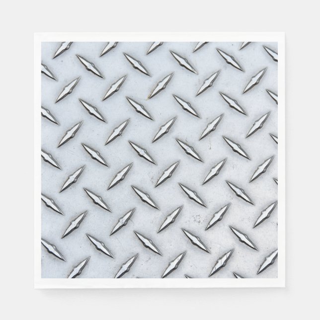 Steel Diamond Plate Napkins (Front)