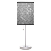 Steel diamond plate table lamp design (Right)