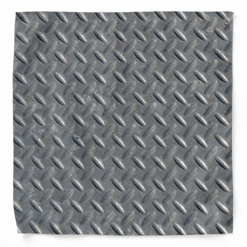 Steel DiamondPlate Background Bandana