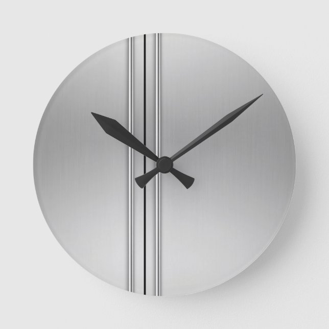 Steel Door Round Clock (Front)