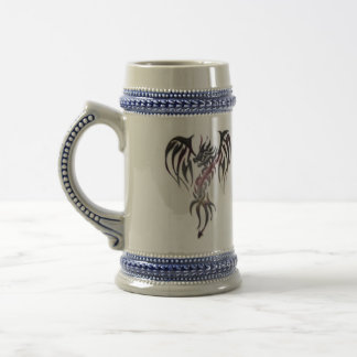Steel dragon beer stein