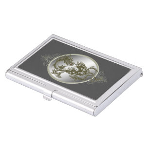 Steel Dragon Business Card Holder