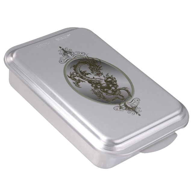 Steel Dragon Cake Pan (Side)