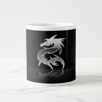 Steel Dragon Giant Coffee Mug by ArtsofLove at Zazzle