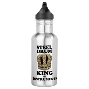 Steel Drum King of Instruments Stainless Steel Water Bottle