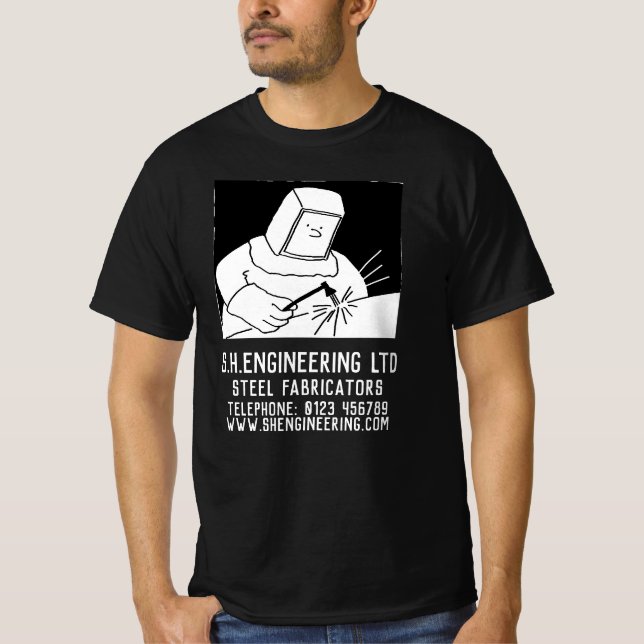 Steel Fabrication or Fabricator T-Shirt (Front)