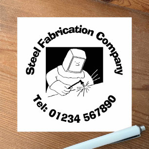 Steel Fabrication & Welding Business. Rubber Stamp
