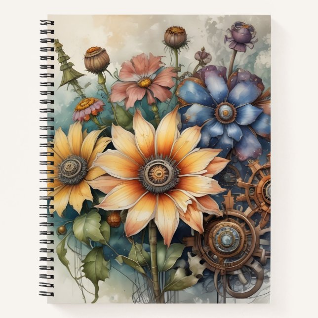 Steel Flowers Notebook (Front)
