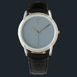 Steel Gray Christian Cross  Watch<br><div class="desc">Steel Gray Christian Cross.  Enjoy!</div>
