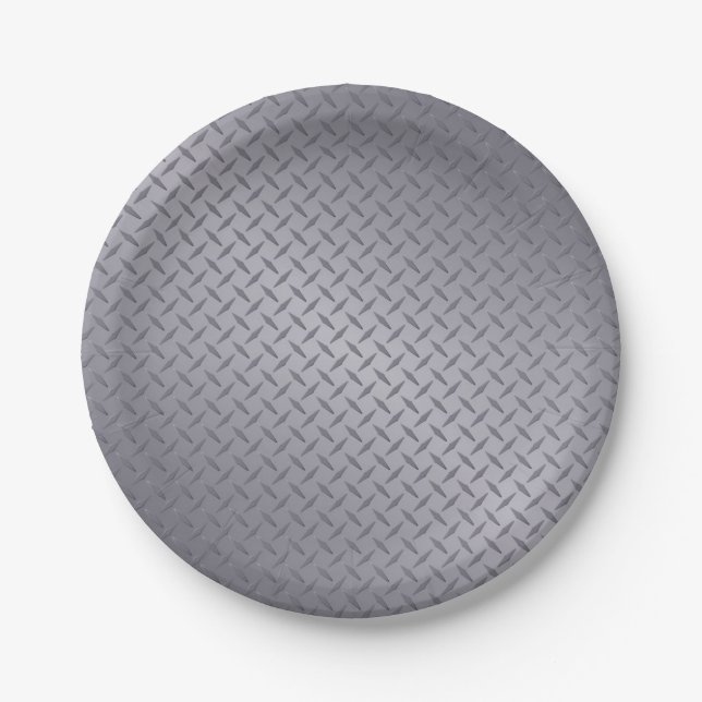 Steel Gray Diamond Plate (Front)