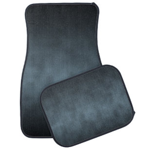Steel Gray Gothic Ombre Background Art Car Floor Mat