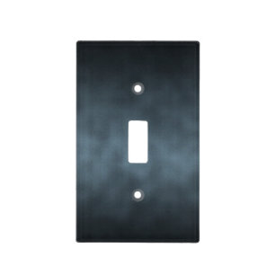 Steel Gray Gothic Ombre Background Art Light Switch Cover