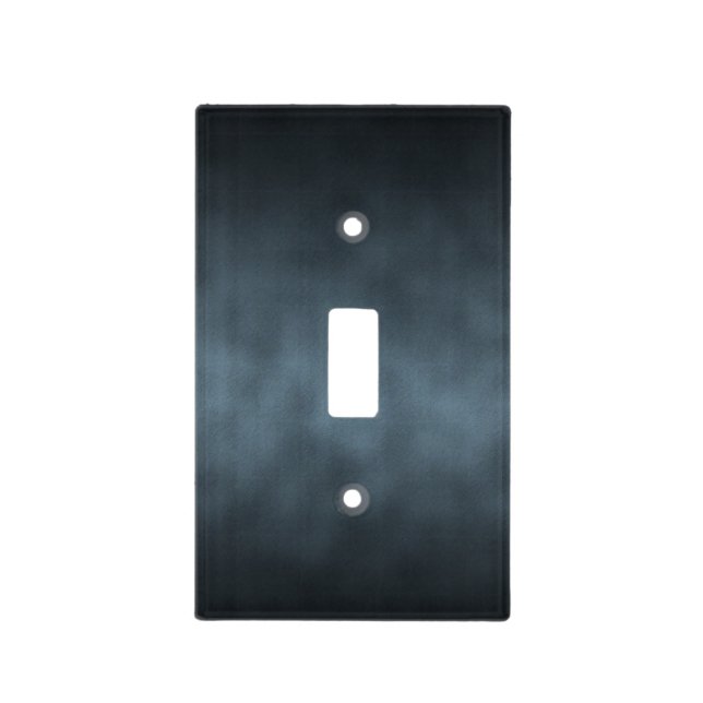 Steel Gray Gothic Ombre Background Art Light Switch Cover (Front)