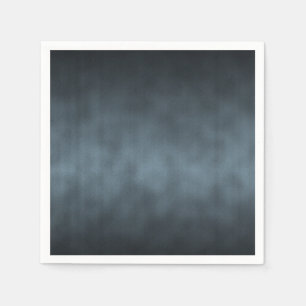 Steel Gray Gothic Ombre Background Art Paper Napkins