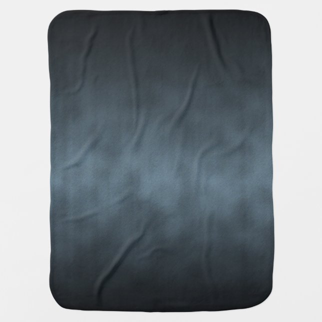 Steel Gray Gothic Ombre Background Art Swaddle Blanket (Front)