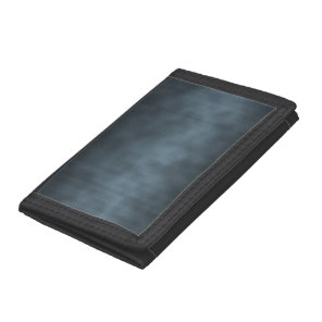 Steel Gray Gothic Ombre Background Art Tri-fold Wallet