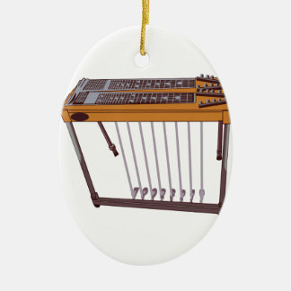 Steel Guitar Ceramic Ornament