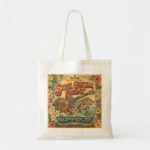 Steel Guitar FRIDAY Waikīkī Vintage Tote Bag