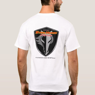 Steel Horse Racing Mens T-Shirt White