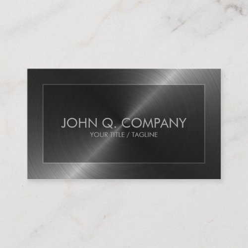 Steel Look Business Card