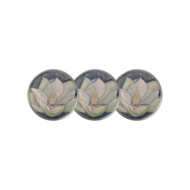 Steel Magnolia Golf Ball Marker (3 Up)
