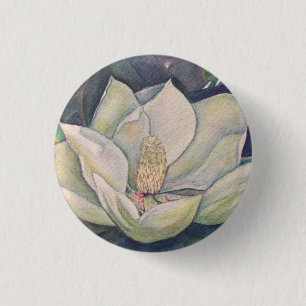 Steel Magnolia Pinback Button