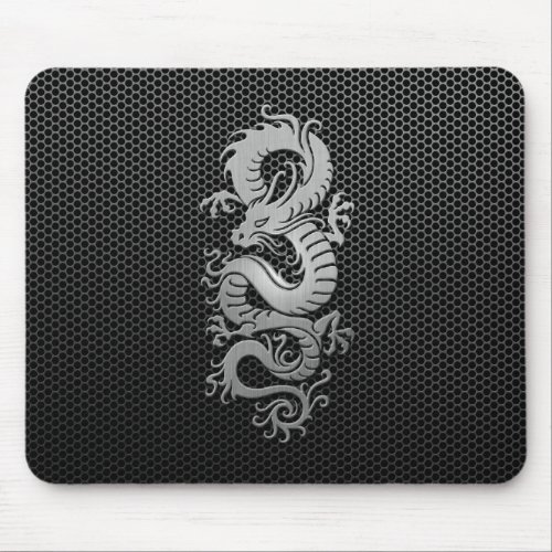 Steel Mesh Chinese Dragon Mouse Pad