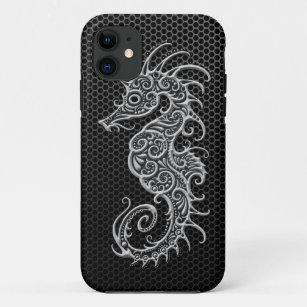 Colorful Seahorse Star Graphic Pattern Print Protective Phone Case