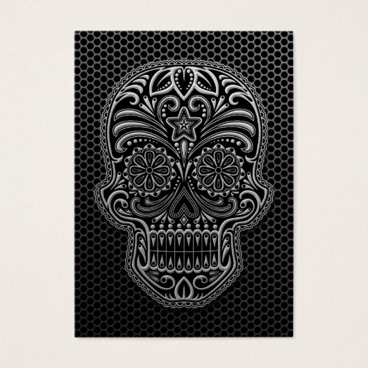 Steel Mesh Sugar Skull (Front)