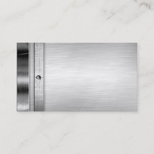 Steel Metal Business Cards