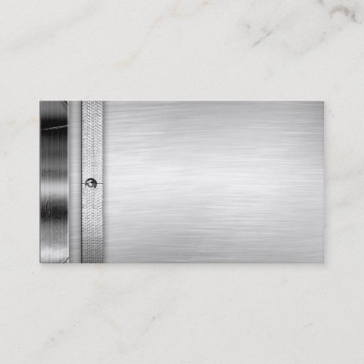 Customizable Steel Metal Business Cards
