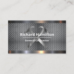 Steel Metal Trim Hammers Business Card