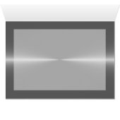 Steel Metallic Background Cards (Inside Horizontal (Bottom))