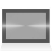 Steel Metallic Background Cards (Inside Horizontal (Top))