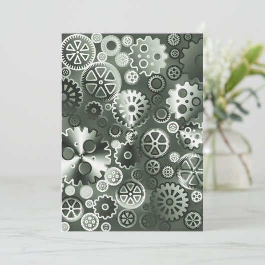 Steel metallic gears (Standing Front)