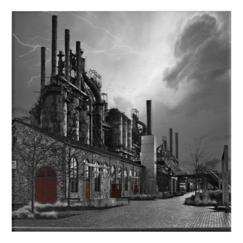 Steel MiLL Acrylic Print