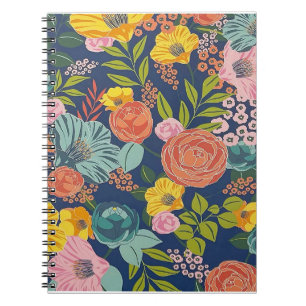 Steel Mill & Co Cute Floral Mini Spiral Notebook