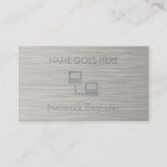 &quot;steel&quot; Network Engineer Business Cards at Zazzle