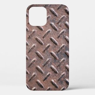 Steel old surface plates non slip patter. abstract iPhone 12 case