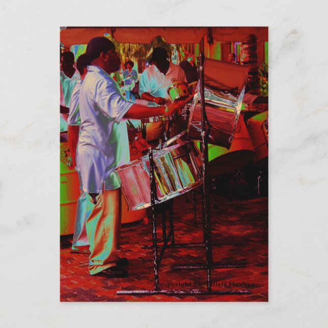 Steel Pan Drummer SD0104 Postcard (Front)