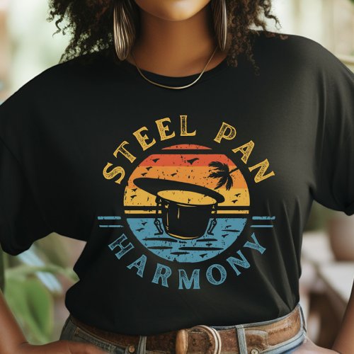 Steel Pan Harmony Trini Carnival T_Shirt