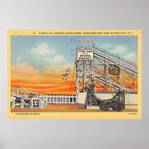 Steel Pier Atlantic City Poster