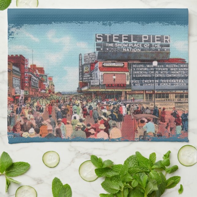 Steel Pier - Atlantic City Towel (Folded)