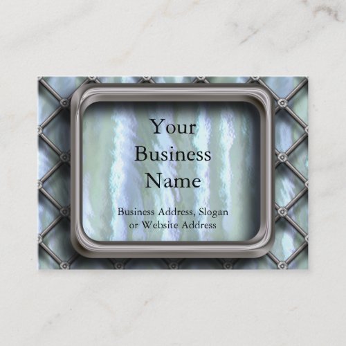 Steel Pool Fencing Business Card Templates